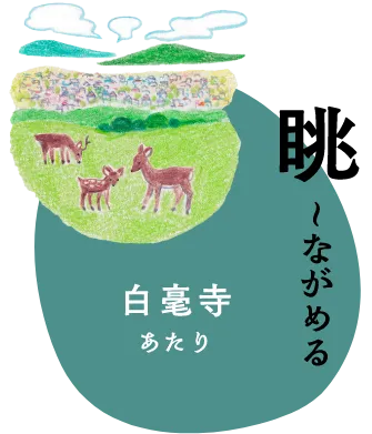 眺〜ながめる　白毫寺あたり